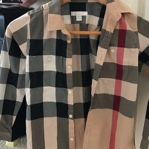 Authentic Burberry boys shirt